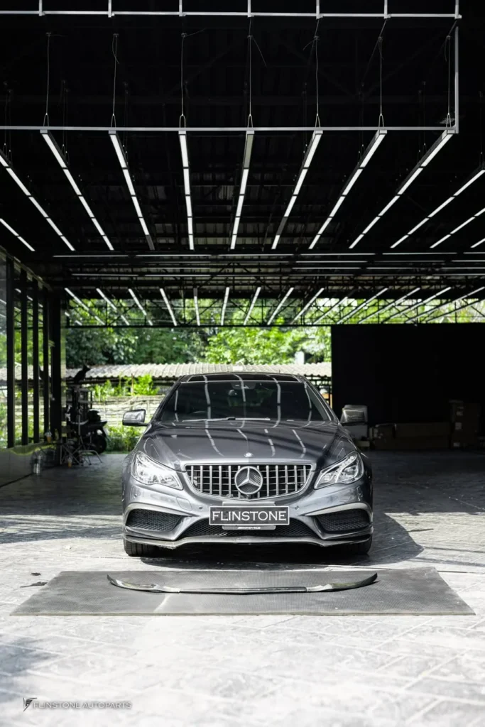 Mercedes-Benz W207 E-Class Coupe Carbon Fiber Front Lip Cover