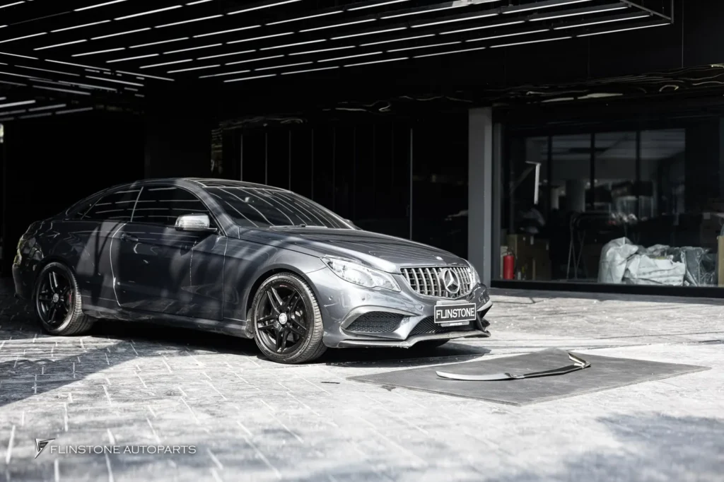 Mercedes-Benz W207 E-Class Coupe Carbon Fiber Front Lip Cover