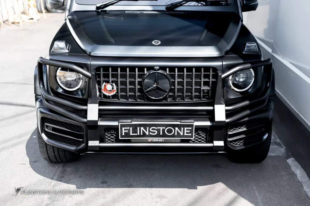 Mercedes-Benz W464 G-Class G63 Custom Bullbar + Surfboard