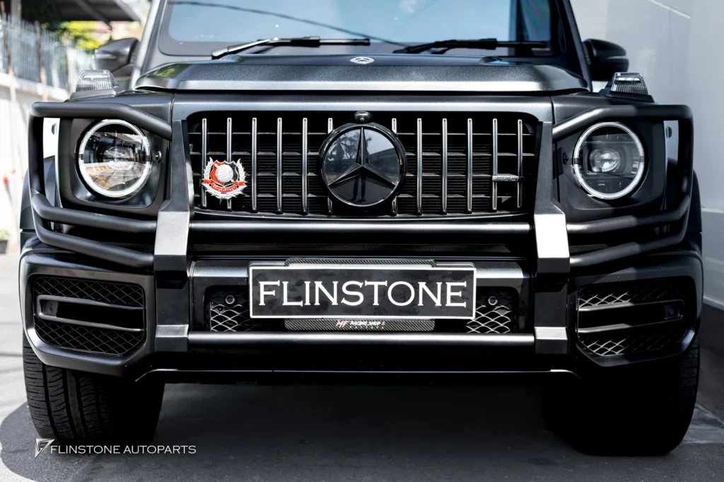 Mercedes-Benz W464 G-Class G63 Custom Bullbar + Surfboard