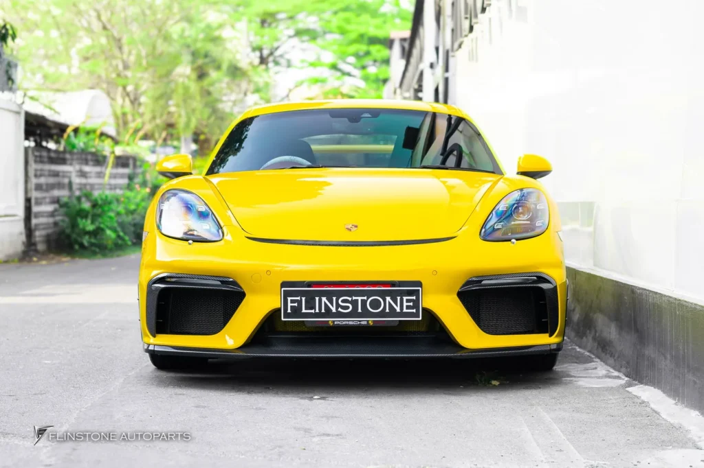 PORSCHE 718 Cayman – Boxster GT4 Front Bumper + USUS Autoclave Carbon Fiber Front Lip (2025-02-21)