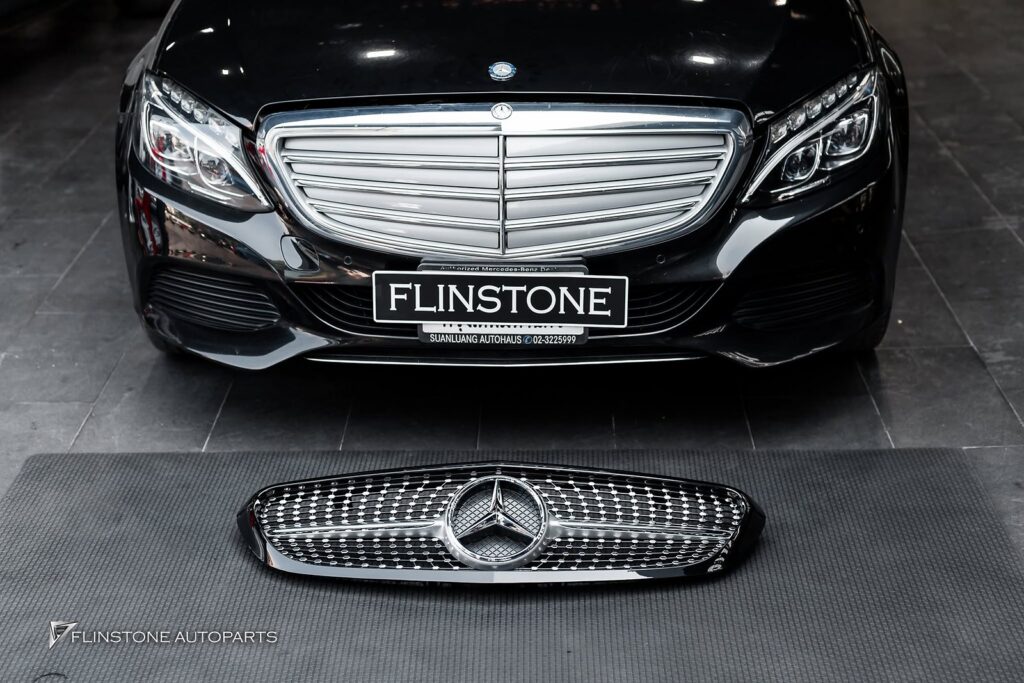 Mercedes-Benz W205 C205 C-Class 2024 Diamond Front Grille (2025-03-28)