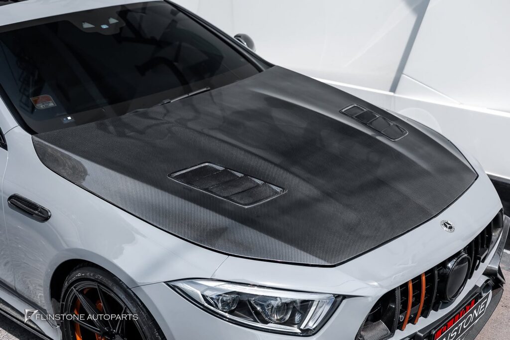 Mercedes-Benz C257 CLS-Class 2024 ชุดกันชนหน้า AMG GT63 Facelift พร้อมทั้งกระจังหน้า GT ทรง