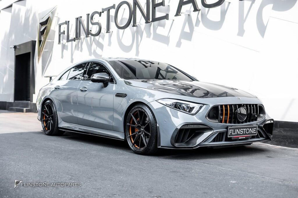 Mercedes-Benz C257 CLS-Class 2024 ชุดกันชนหน้า AMG GT63 Facelift พร้อมทั้งกระจังหน้า GT ทรง