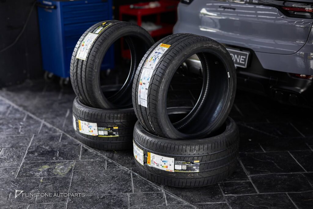 PORSCHE Cayenne Coupe เข้าเปลี่ยนยางใหม่ Pirelli P-Zero