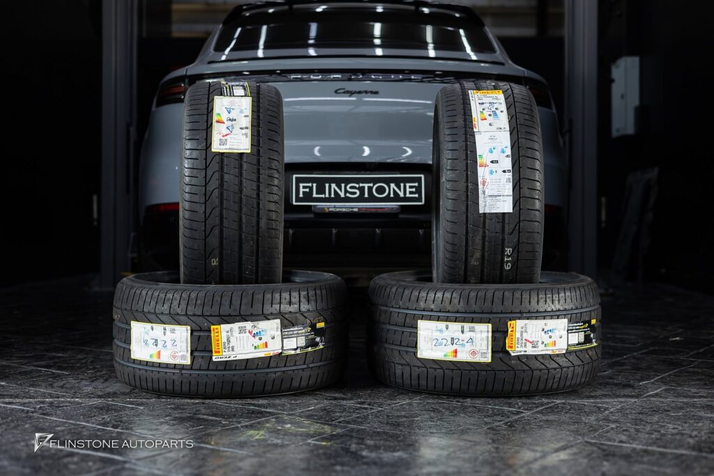 PORSCHE Cayenne Coupe เข้าเปลี่ยนยางใหม่ Pirelli P-Zero