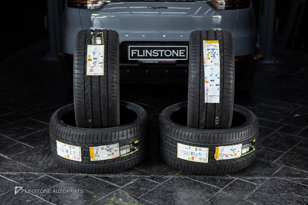 PORSCHE Cayenne Coupe เข้าเปลี่ยนยางใหม่ Pirelli P-Zero