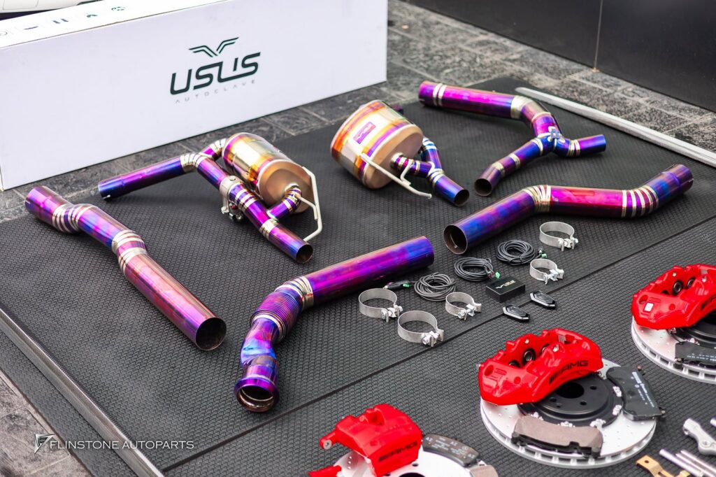 Mercedes-Benz C257 CLS-Class 2024 USUS Titanium Exhaust + Genuine AMG Braking System