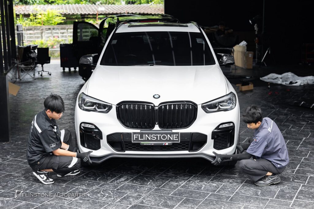 BMW G05 X5 GTs Carbon Fiber Front Lip + GTs Carbon Fiber Rear Diffuser