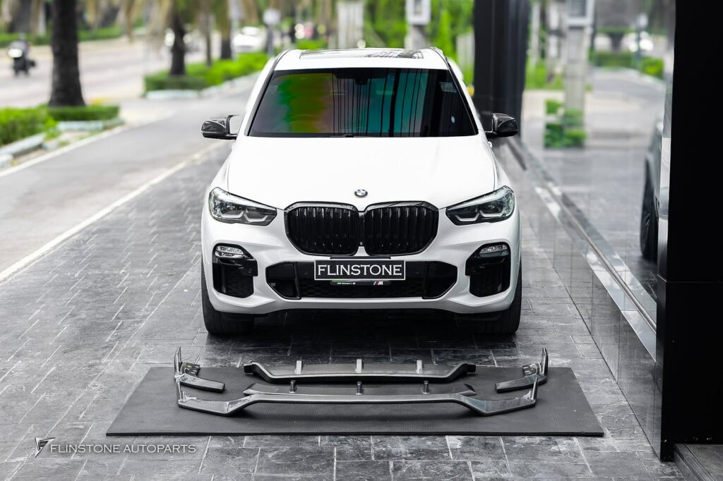 BMW G05 X5 GTs Carbon Fiber Front Lip + GTs Carbon Fiber Rear Diffuser