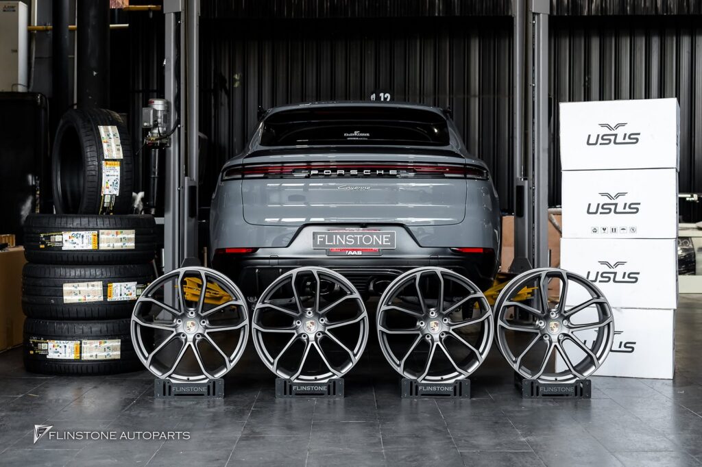 ล้อฟอจสั่งตัดจาก USUS Forged Wheel สำหรับ PORSCHE Cayenne Coupe
