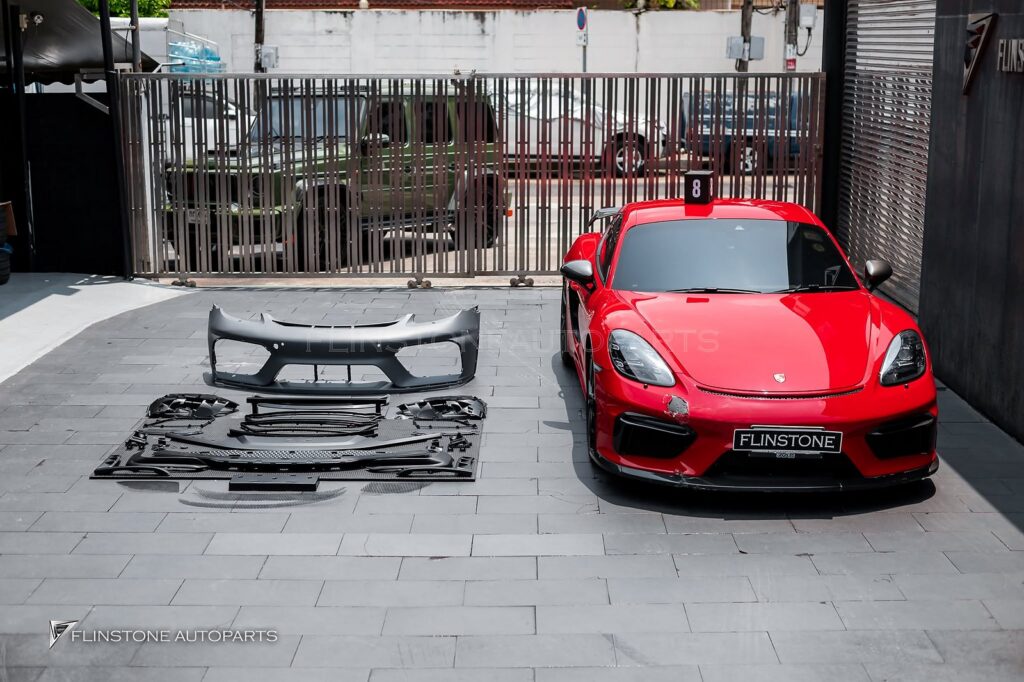 PORSCHE 718 Cayman – Boxster GT4 Front Bumper + Lip