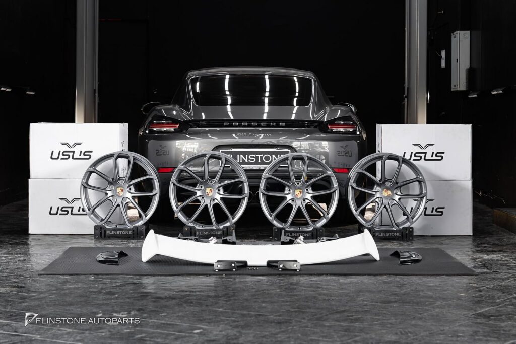 PORSCHE 718 Cayman – Boxster USUS Forged Wheel + GT4 Front Bumper