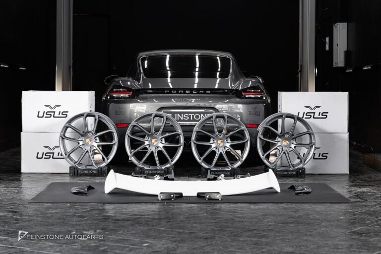 PORSCHE 718 Cayman – Boxster USUS Forged Wheel + GT4 Front Bumper