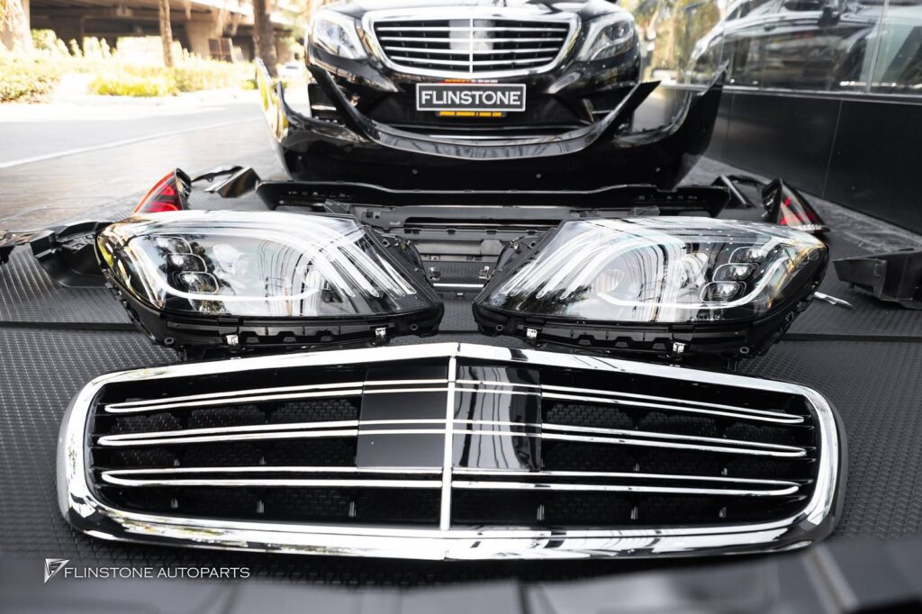 Mercedes-Benz W222 S-Class S63 AMG Facelift Front Bumper + S63 AMG Facelift Front Grille
