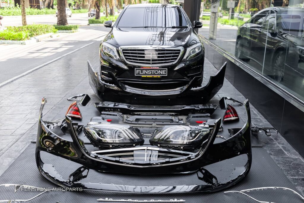 Mercedes-Benz W222 S-Class S63 AMG Facelift Front Bumper + S63 AMG Facelift Front Grille
