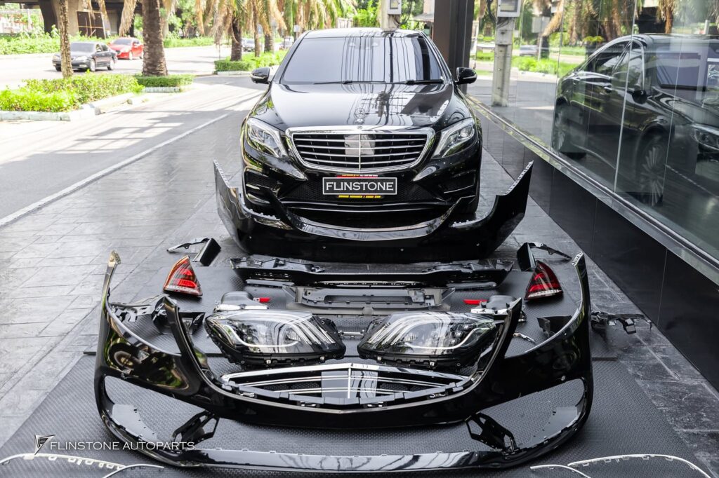 Mercedes-Benz W222 S-Class S63 AMG Facelift Front Bumper + S63 AMG Facelift Front Grille