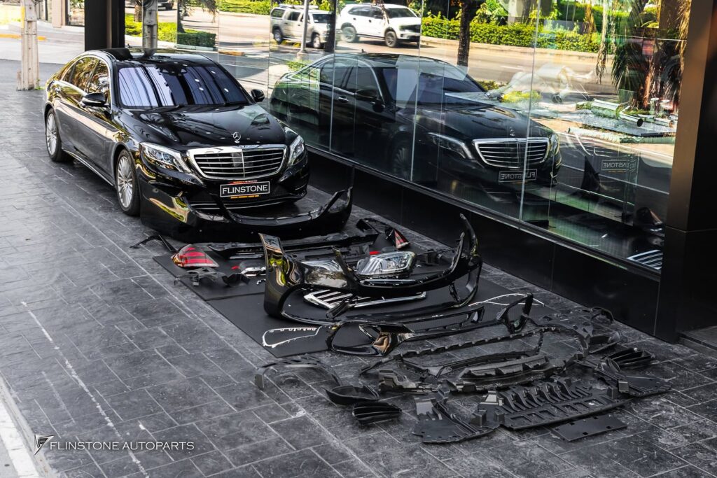 Mercedes-Benz W222 S-Class S63 AMG Facelift Front Bumper + S63 AMG Facelift Front Grille