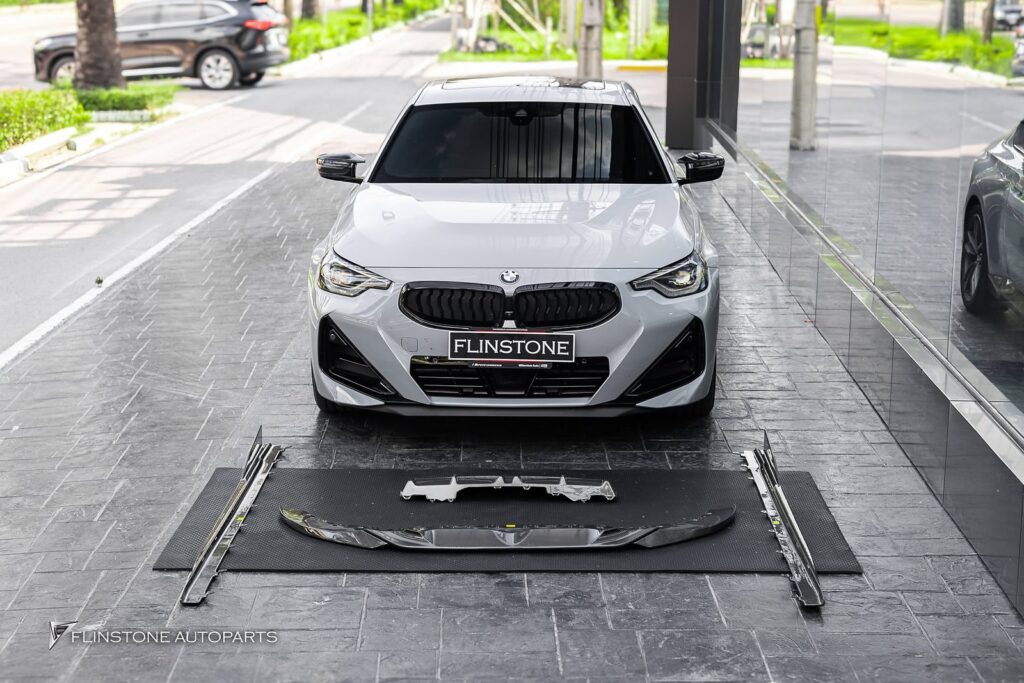 BMW G42 Series 2 Future Design Carbon Fiber Front Lip + Future Design Carbon Fibe