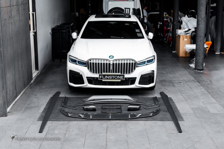 BMW G11-G12 Series 7 GTs Carbon Fiber Front Lip + GTs Carbon Fiber Side Skirt
