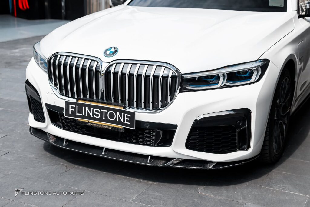 BMW G11-G12 Series 7 GTs Carbon Fiber Front Lip + GTs Carbon Fiber Side Skirt
