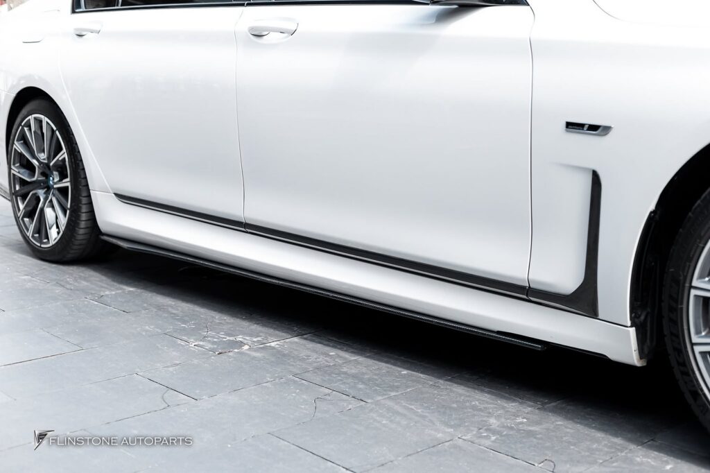 BMW G11-G12 Series 7 GTs Carbon Fiber Front Lip + GTs Carbon Fiber Side Skirt