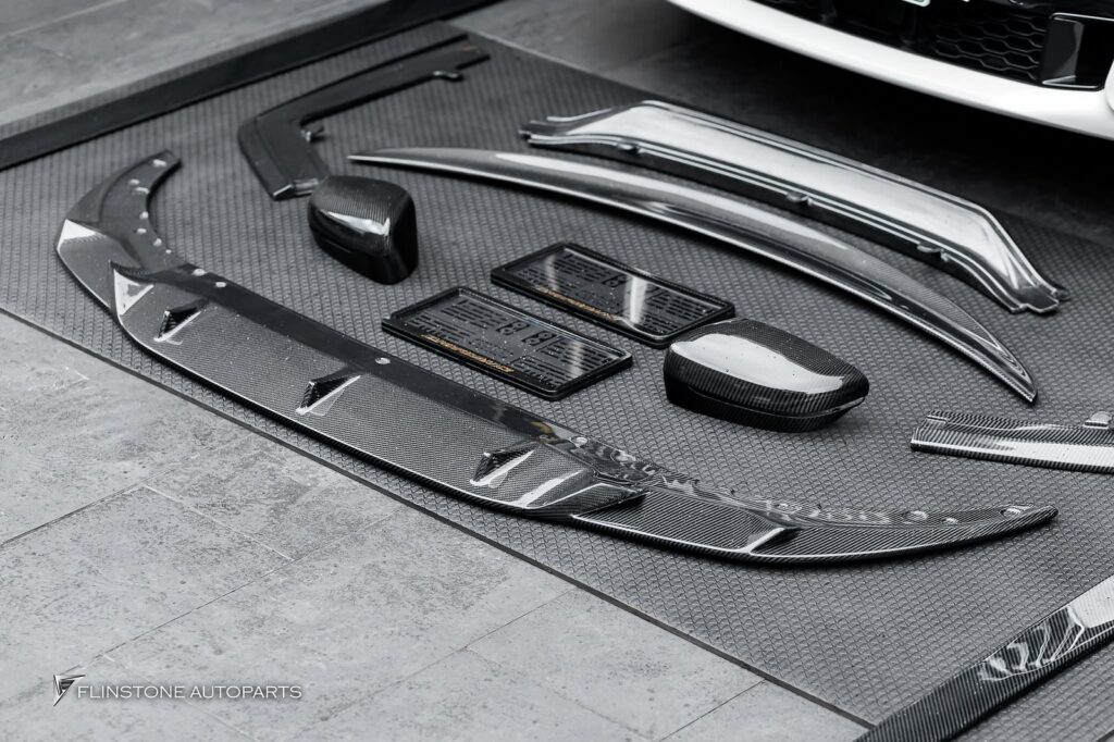 BMW G11-G12 Series 7 GTs Carbon Fiber Front Lip + GTs Carbon Fiber Side Skirt