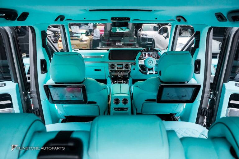 Mercedes-Benz W464 G-Class Custom Tiffany Blue Interior