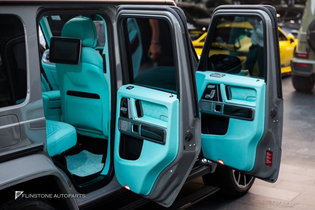 Mercedes-Benz W464 G-Class Custom Tiffany Blue Interior