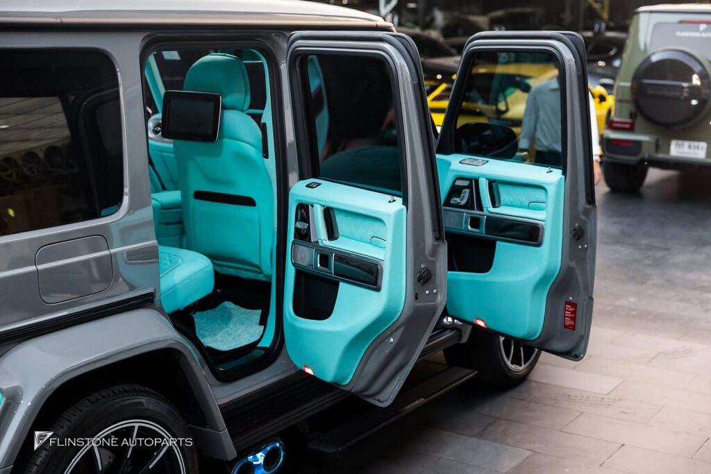 Mercedes-Benz W464 G-Class Custom Tiffany Blue Interior