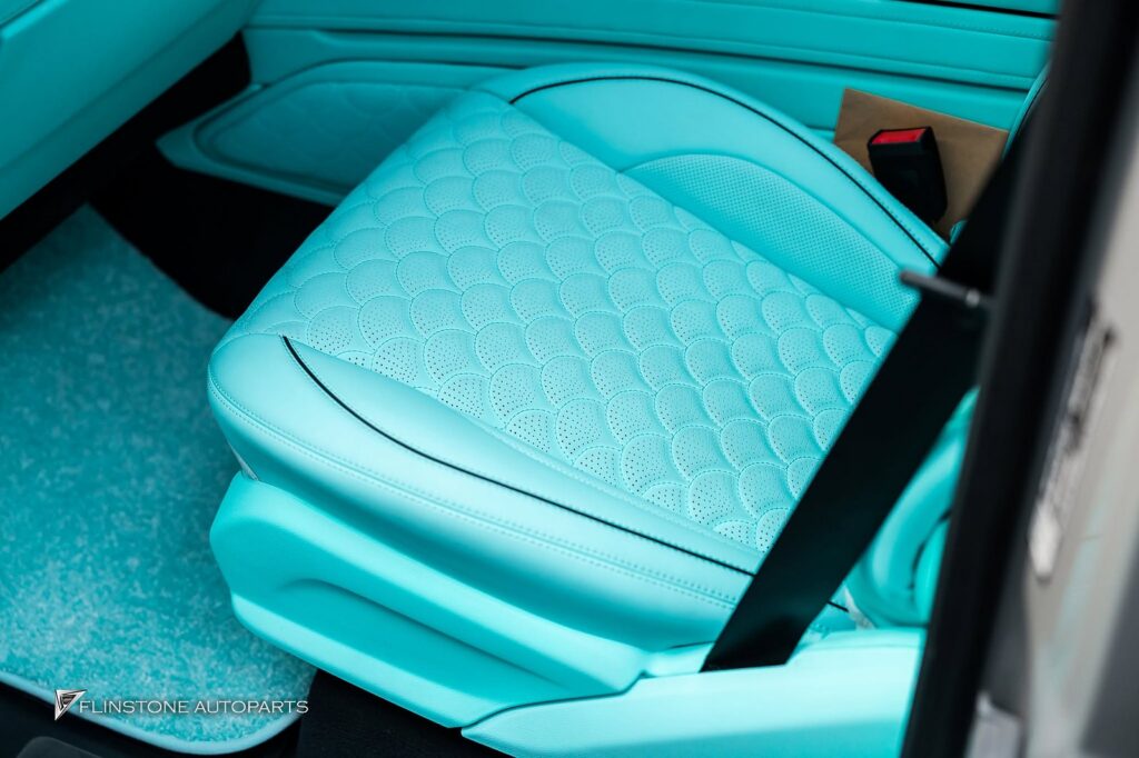 Mercedes-Benz W464 G-Class Custom Tiffany Blue Interior