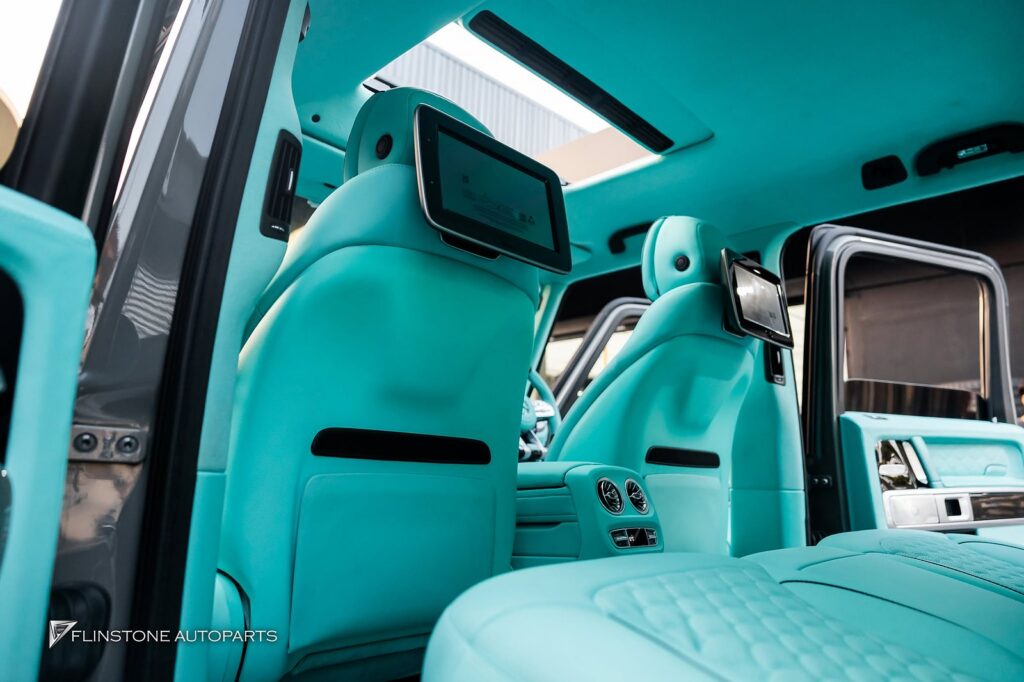 Mercedes-Benz W464 G-Class Custom Tiffany Blue Interior