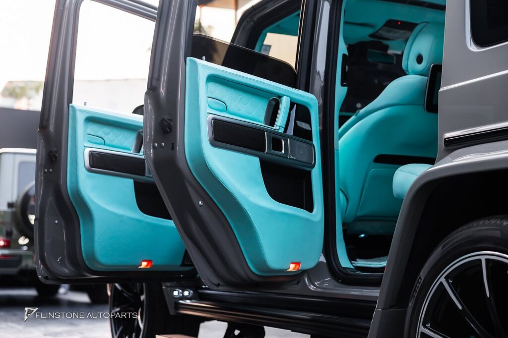 Mercedes-Benz W464 G-Class Custom Tiffany Blue Interior
