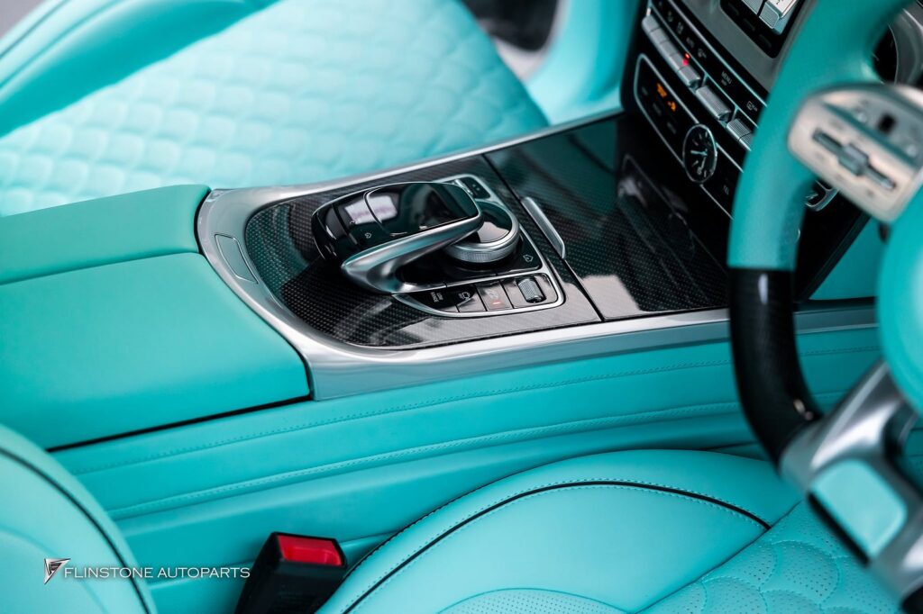 Mercedes-Benz W464 G-Class Custom Tiffany Blue Interior
