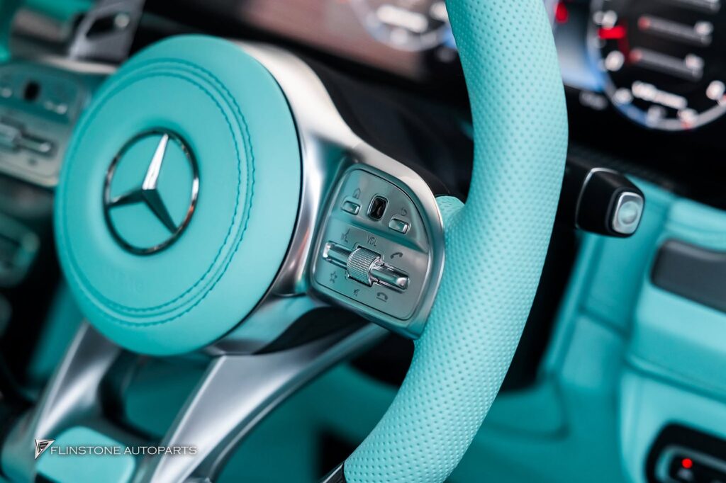 Mercedes-Benz W464 G-Class Custom Tiffany Blue Interior