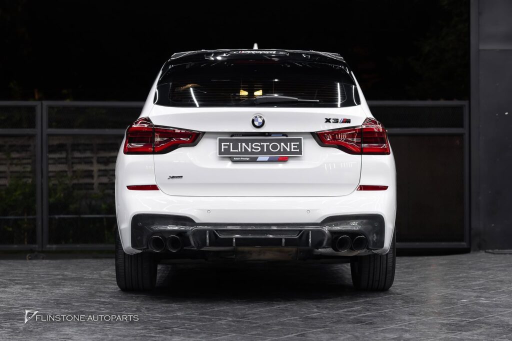 BMW X3 G01 GTs Carbon Fiber Rear Diffuser + X3M Black Tailpipe
