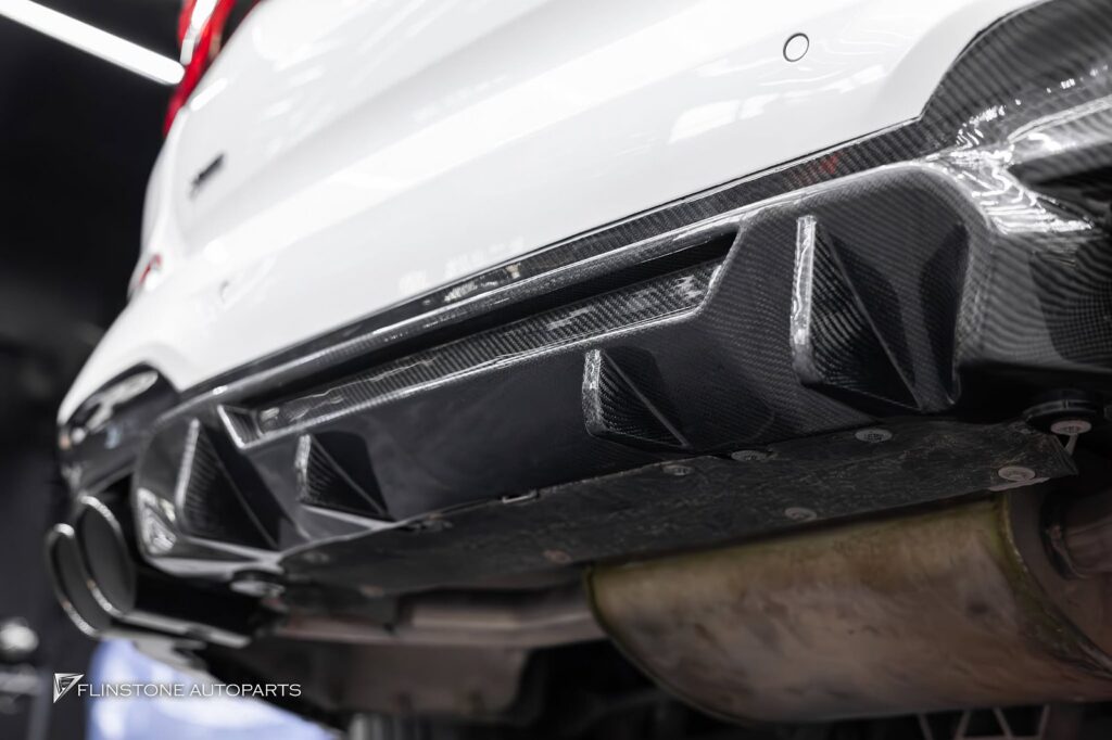 BMW X3 G01 GTs Carbon Fiber Rear Diffuser + X3M Black Tailpipe
