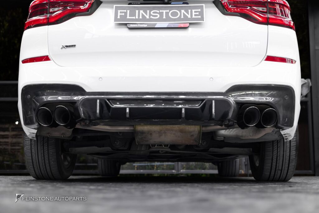 BMW X3 G01 GTs Carbon Fiber Rear Diffuser + X3M Black Tailpipe