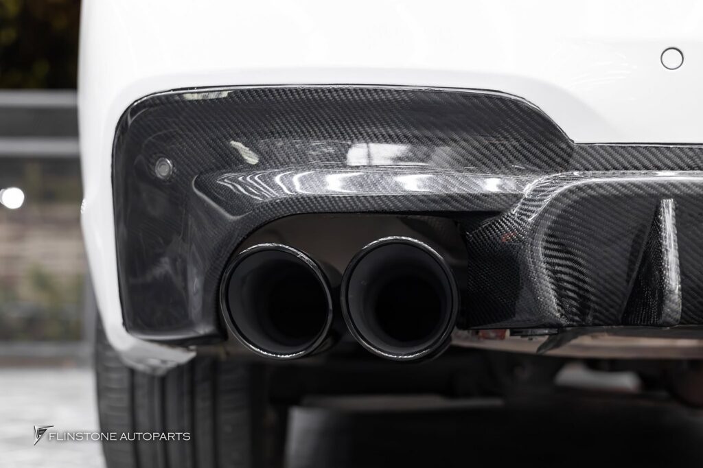 BMW X3 G01 GTs Carbon Fiber Rear Diffuser + X3M Black Tailpipe