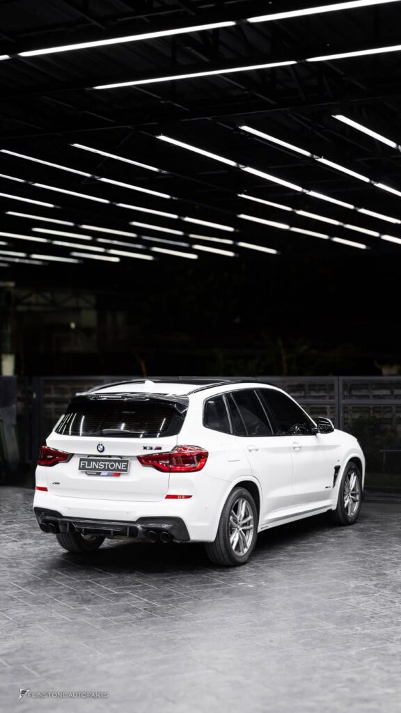 BMW X3 G01 GTs Carbon Fiber Rear Diffuser + X3M Black Tailpipe