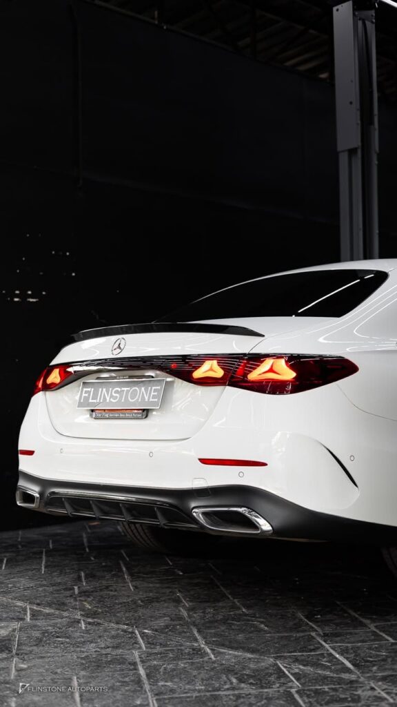 Mercedes-Benz W214 E-Class AMG Style Black Rear Spoiler