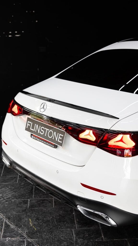 Mercedes-Benz W214 E-Class AMG Style Black Rear Spoiler