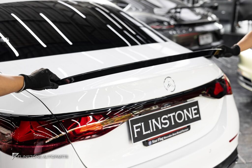 Mercedes-Benz W214 E-Class AMG Style Black Rear Spoiler