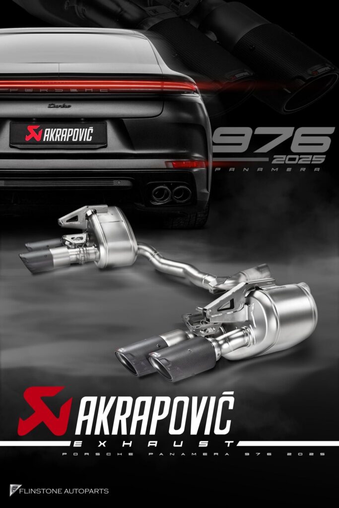 NEW AKRAPOVIC Exhaust for PORSCHE 976 Pamera 2025