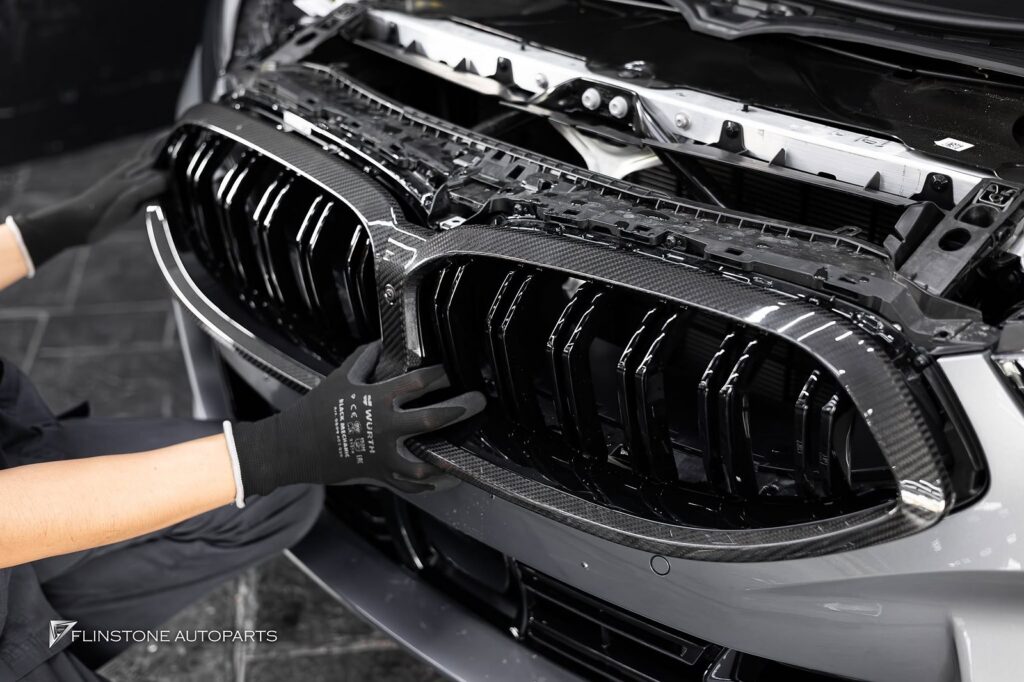 BMW G15 G16 Series 8 Carbon Fiber Front Grille [USUS Autoclave] + Genuine 3D Design S