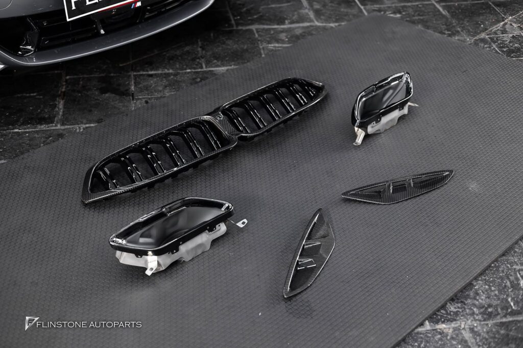 BMW G15 G16 Series 8 Carbon Fiber Front Grille [USUS Autoclave] + Genuine 3D Design S
