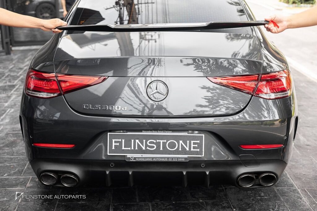Mercedes-Benz C257 CLS-Class 2024 CS Look Carbon Fiber Trunk Spoiler