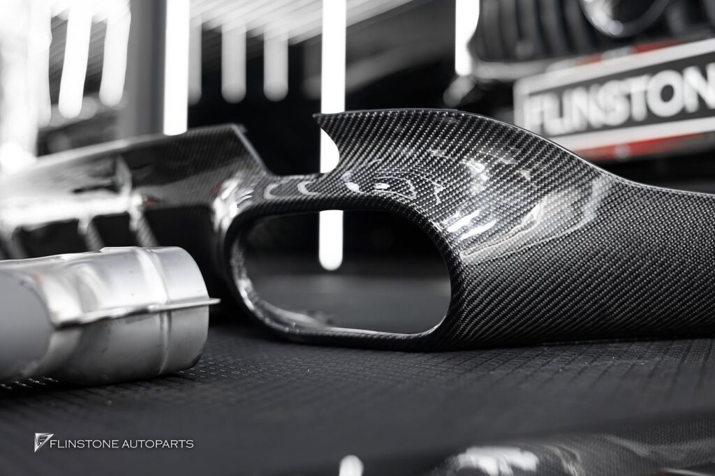 Mercedes-Benz C257 CLS-Class 2024 GTs Carbon Fiber Side Skirt + RT Carbon Fiber Trunk Spoiler