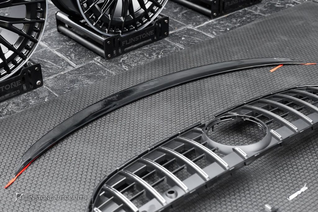 Mercedes-Benz C236 CLE-Class Coupe GTs Black Front Spoiler + CLE53 AMG Rear Flic