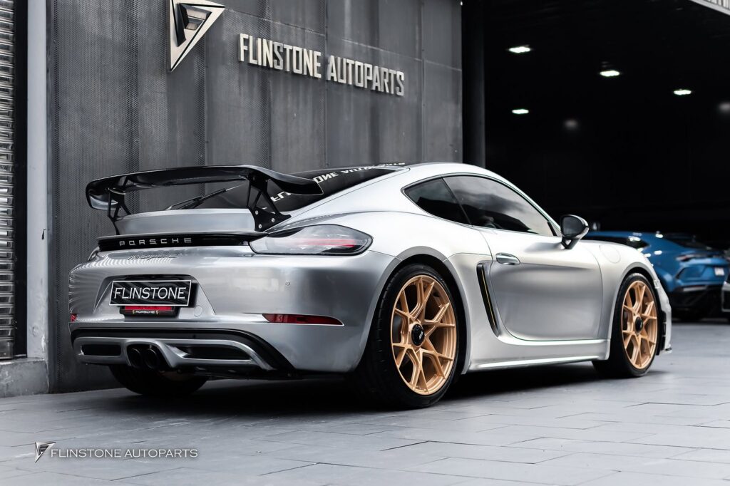 PORSCHE 718 Cayman – Boxster GT4 Front Bumper + USUS Autoclave Carbon Fiber Front Lip